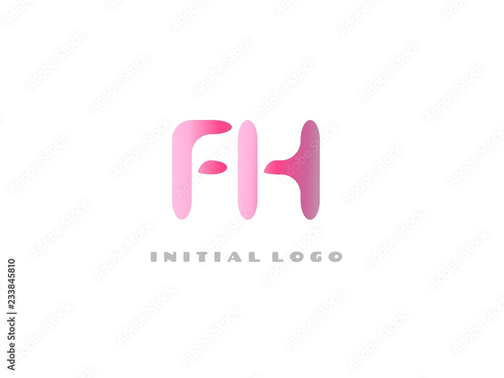 FH Initial Logo for your startup venture FH Initial Logo for your startup venture