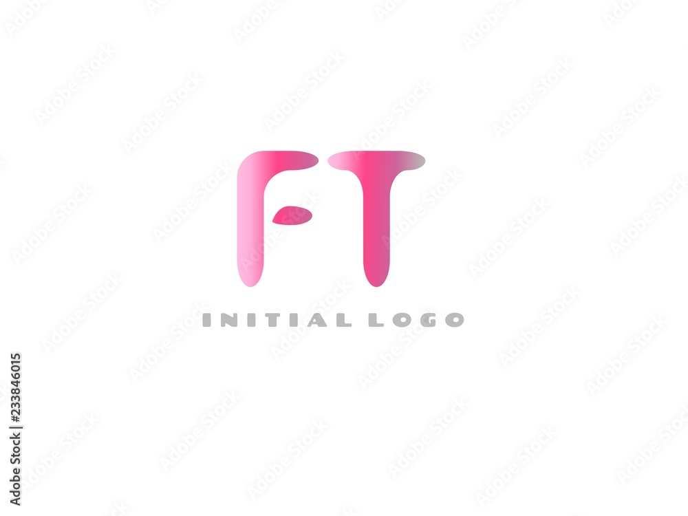 FT Initial Logo for your startup venture FT Initial Logo for your startup venture