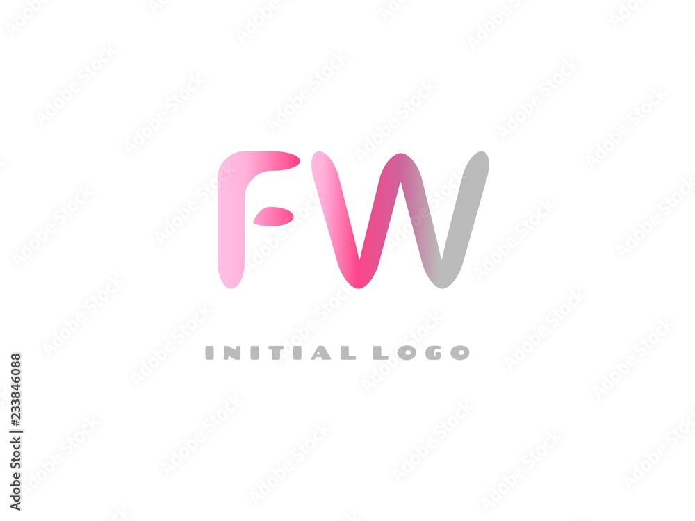 FW Initial Logo for your startup venture FW Initial Logo for your startup venture