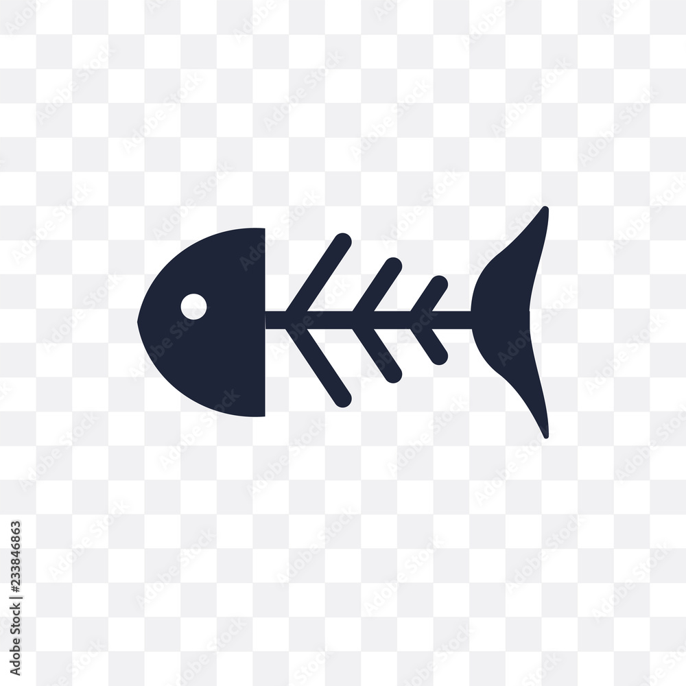 Fishbone transparent icon. Fishbone symbol design from Museum ...