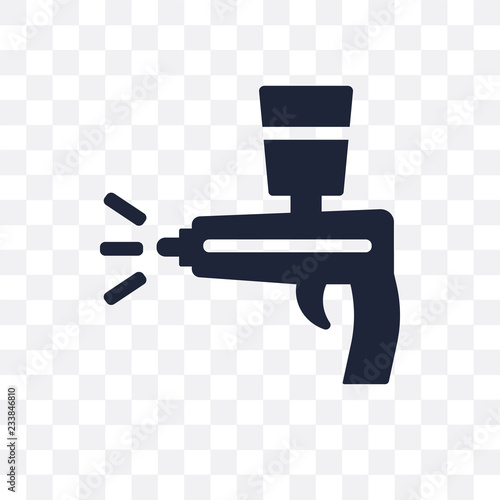 Airbrush transparent icon. Airbrush symbol design from Museum collection.