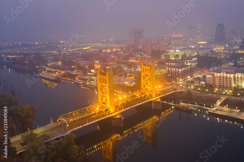 Sacramento camp fire smoke  photo