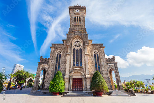 Vászonkép Nha Trang Cathedral in Vietnam