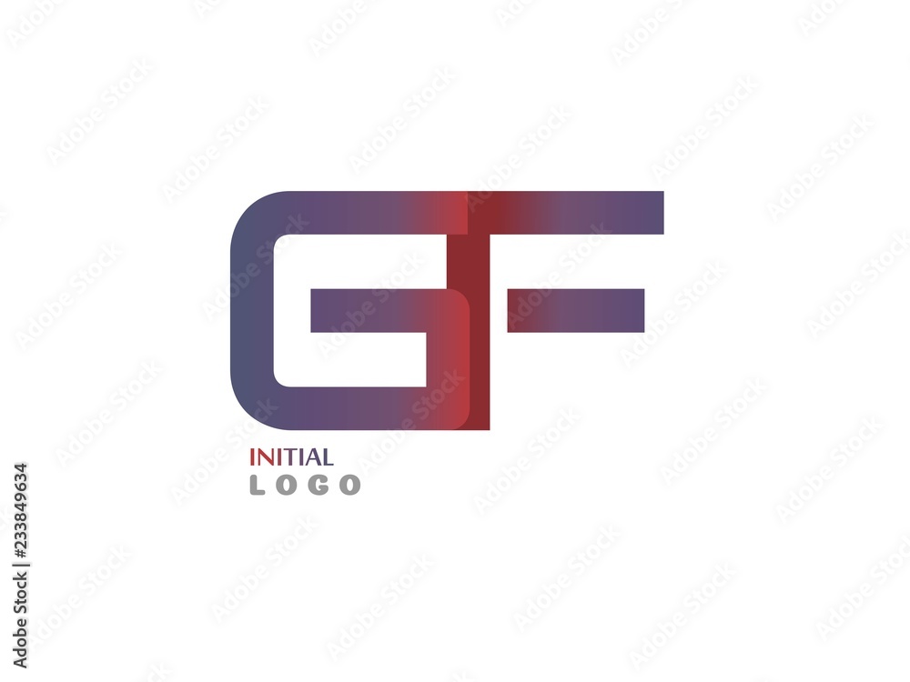 GF Initial Logo for your startup venture GF Initial Logo for your startup venture