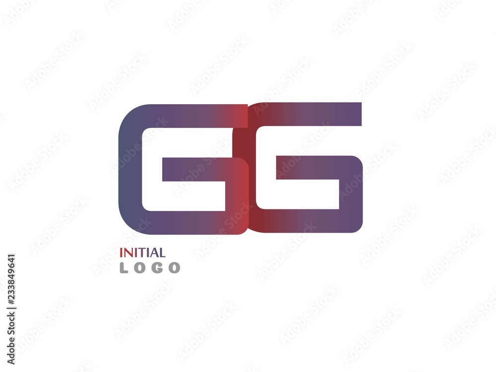GG Initial Logo for your startup venture GG Initial Logo for your startup venture
