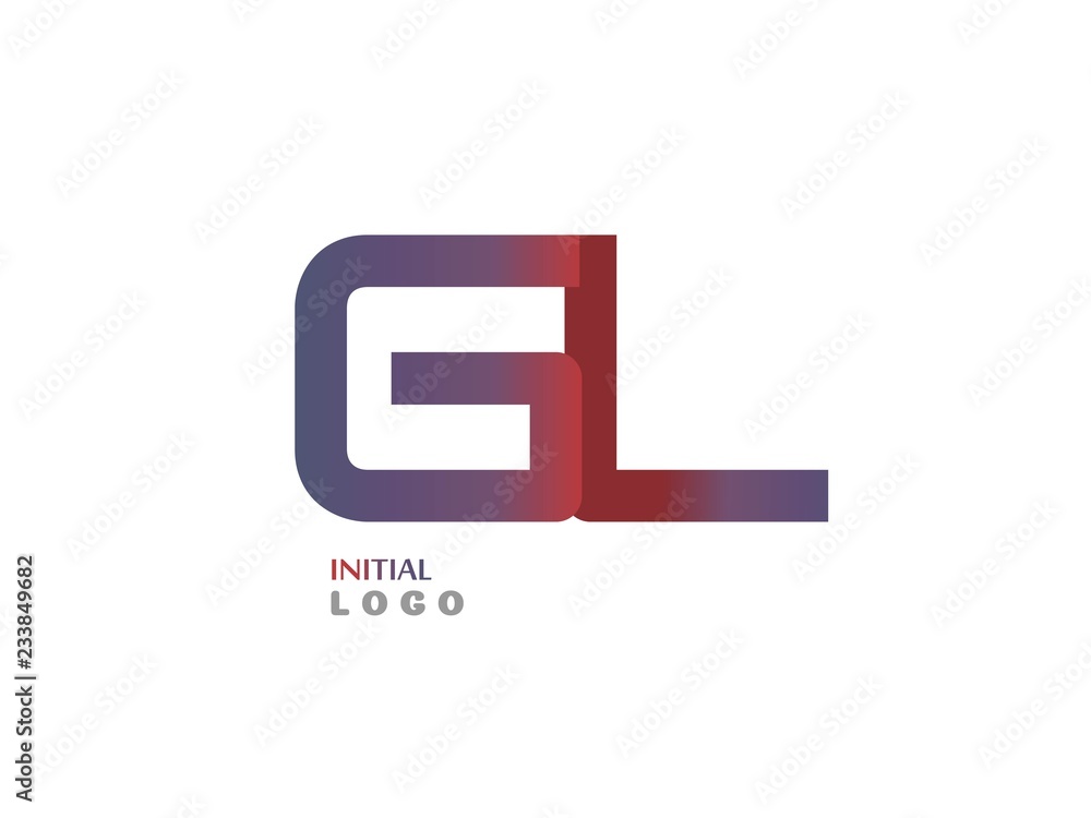 GL Initial Logo for your startup venture GL Initial Logo for your startup venture