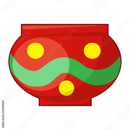 pot isolated illustration on white background