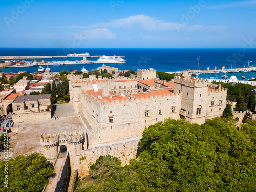 Rhodes old town in Greece