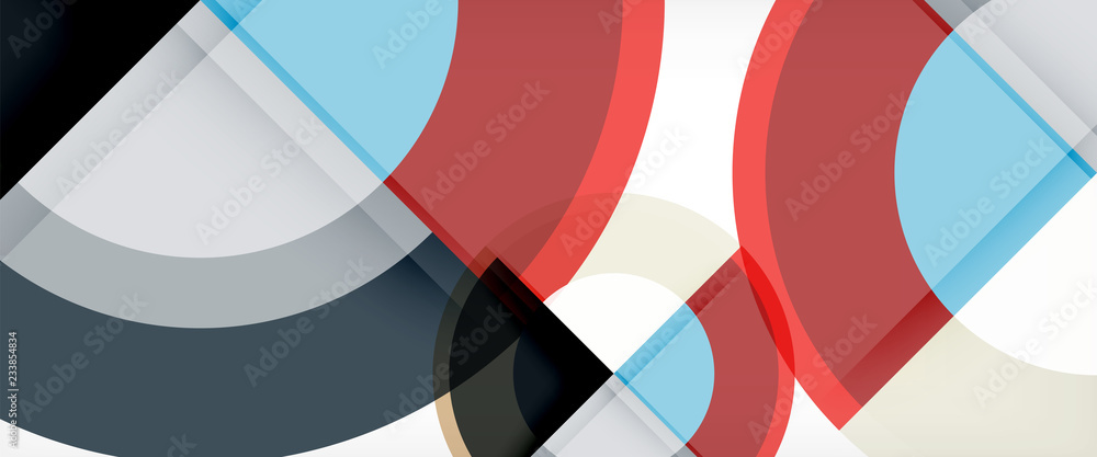 Circle abstract background, geometric modern design template Circle abstract background, geometric modern design template
