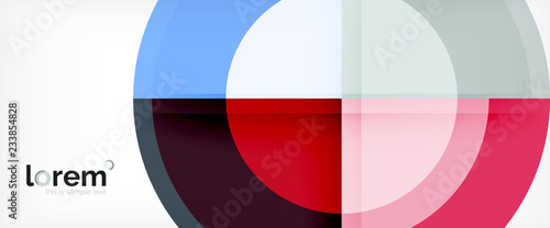 Free Download Multicolored round shapes abstract background - GFXLoad
