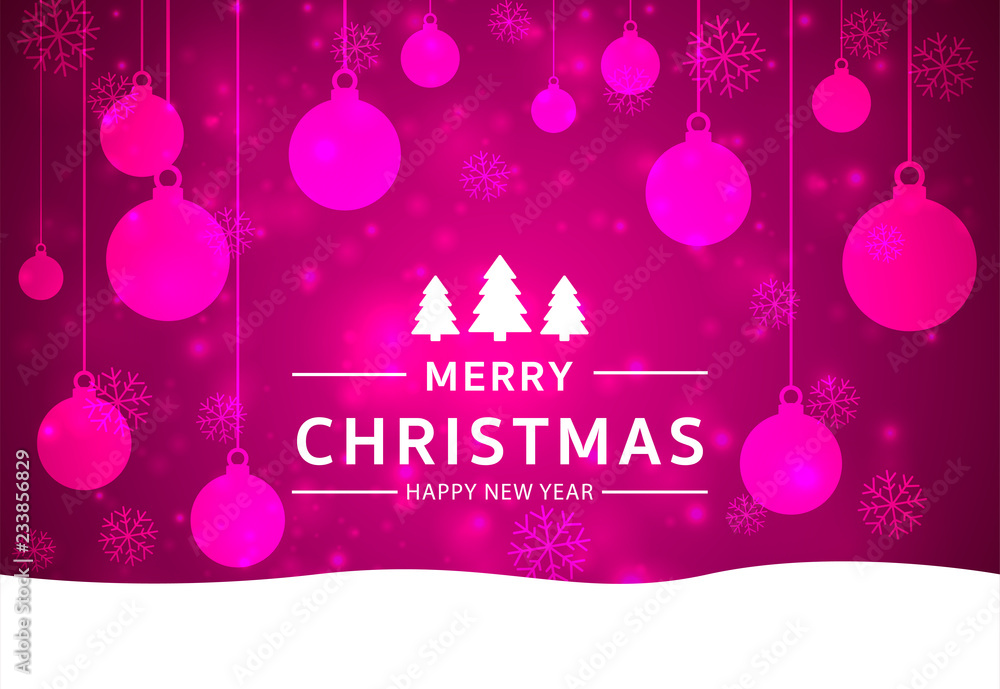 Naklejka premium Christmas light vector background. Card or invitation