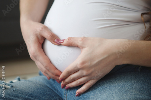 Wallpaper Mural Beautiful pregnant woman Torontodigital.ca