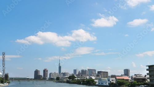 Wallpaper Mural 都市風景　福岡市　ノーマルスピード Torontodigital.ca