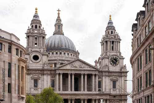 View of St Pauls Cathedral London