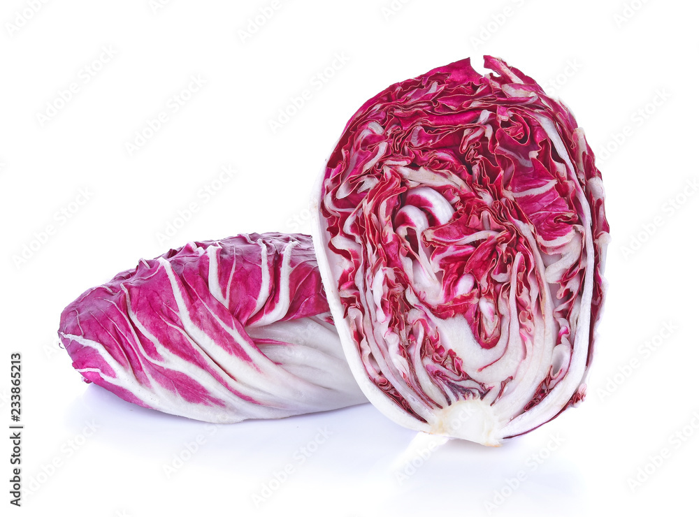 Radicchio isolated on white background Radicchio isolated on white background