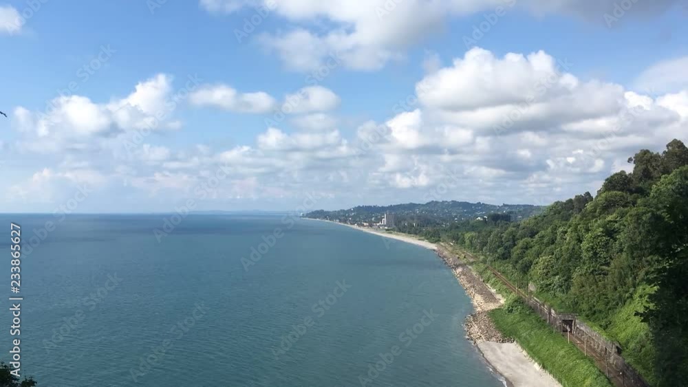 timelapse swimming clouds coastline timelapse swimming clouds coastline