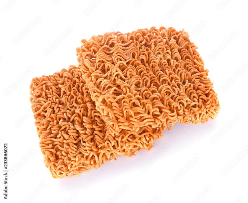 Instant noodle isolated on white background Instant noodle isolated on white background