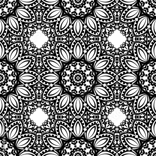 Design for square fashion print. For pocket, shawl, textile, bandanna. Seamless floral pattern. Vector illustration.