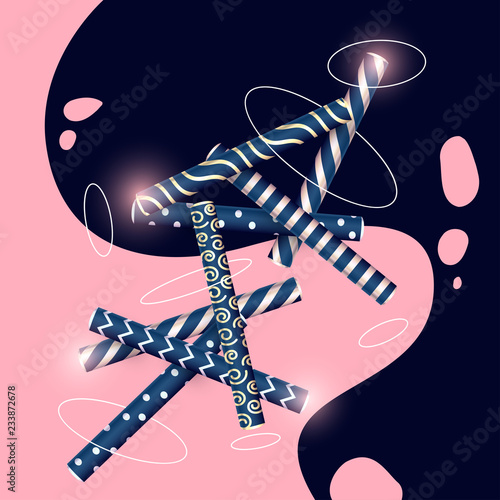 3d design elements  abstract background  vector illustration.