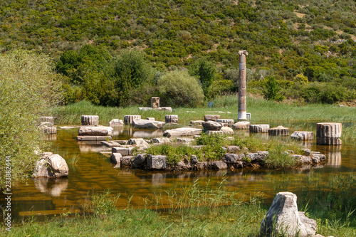 Ruins of the ancient Claros sanctuary, Turkey