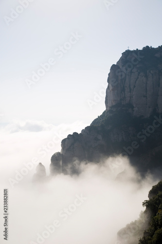 View of Montserrat, Barcelona, Spain.