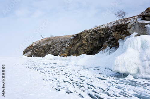 Wallpaper Mural Lake Baikal in winter Torontodigital.ca