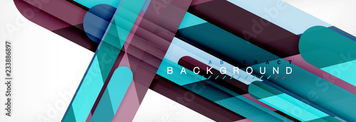 Abstract colorful lines, modern geometric background design