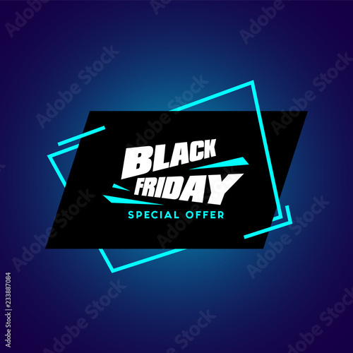 Black Friday sale vector illustration