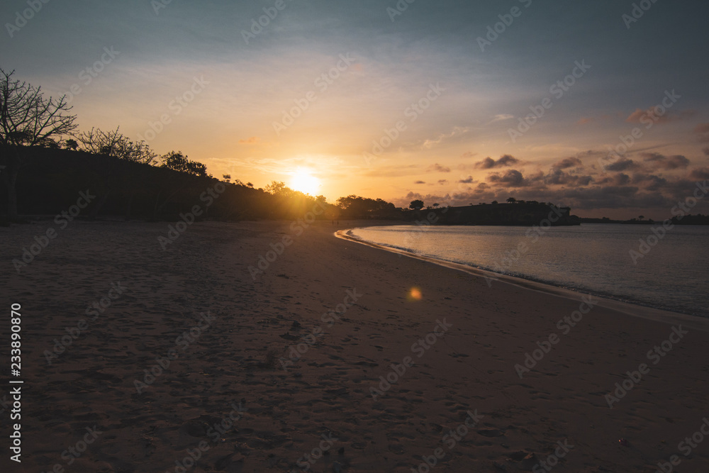 Naklejka premium Lombok Pink Beach