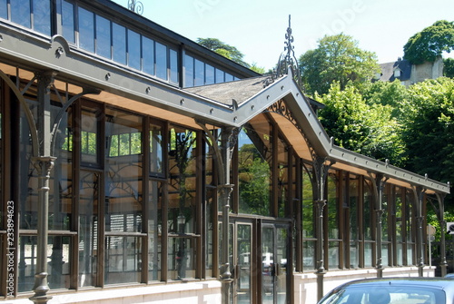 Ville de Vendôme, le marché couvert de style "Baltard" département du Loir-et-Cher, France