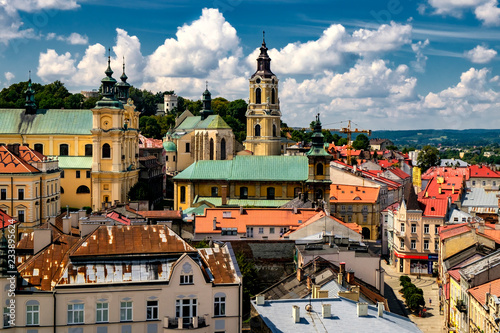 Katedra w Przemyślu i Stare Miasto, widok z Wieży Zegarowej. 29-07-2016
