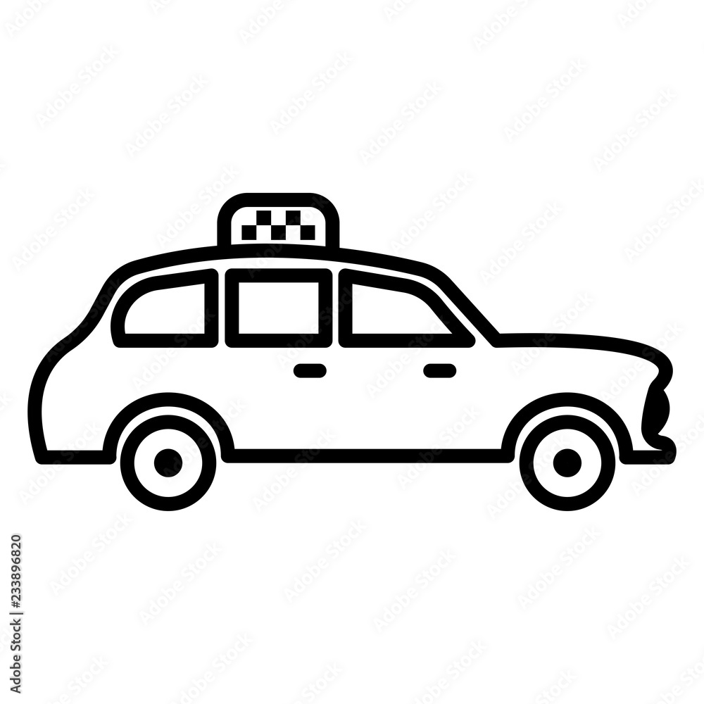 Taxi  vector icon