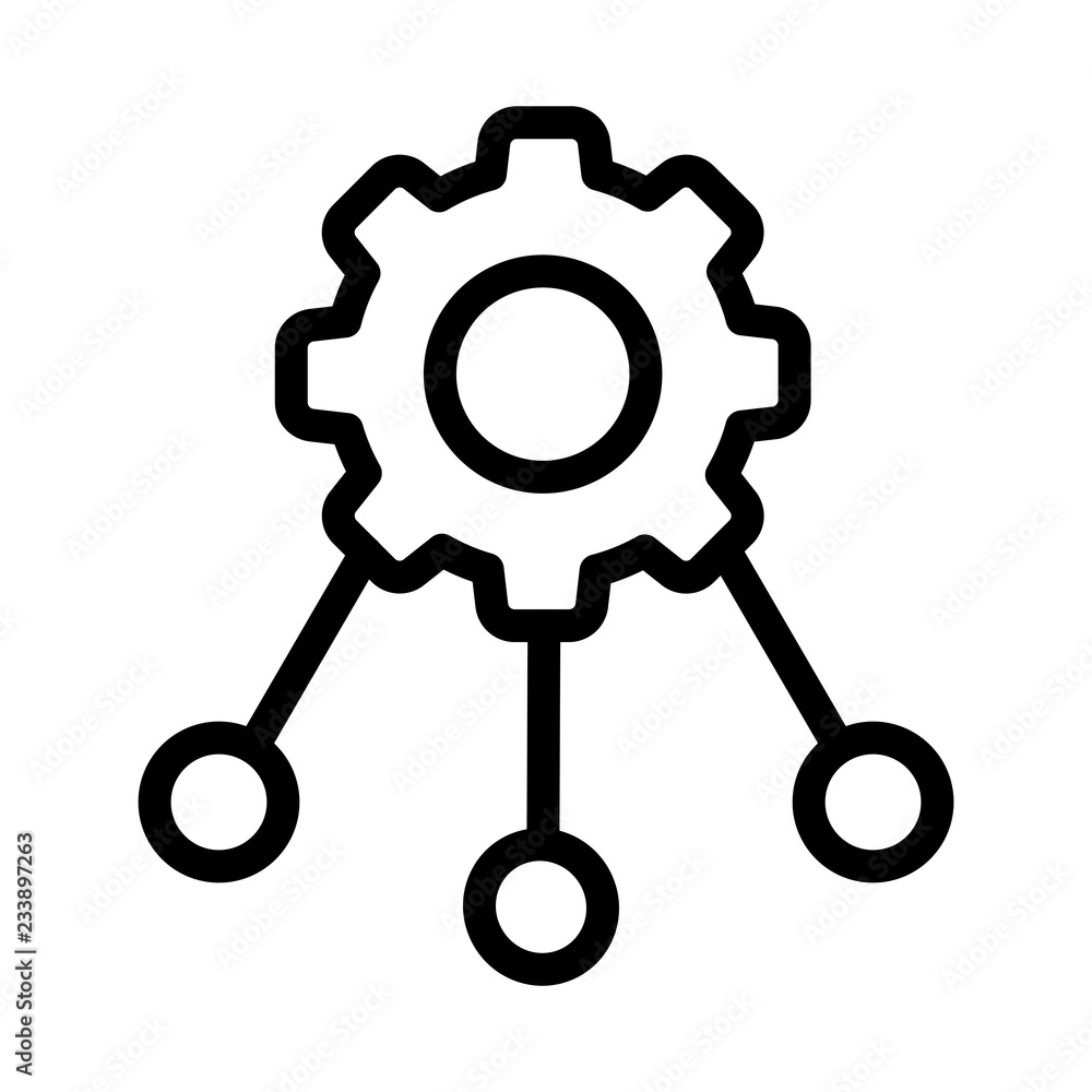 Automation vector icon Automation vector icon