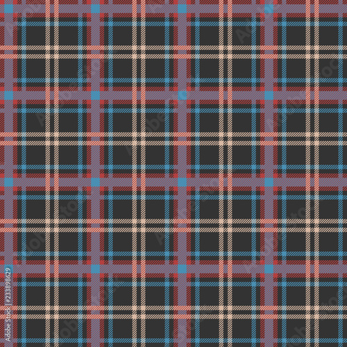 Classic tartan, Merry Christmas check plaid seamless patterns.