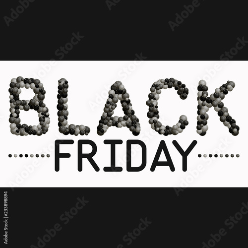 Black Friday. Vector. Banner. Template.