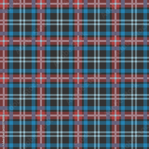 Classic tartan, Merry Christmas check plaid seamless patterns.