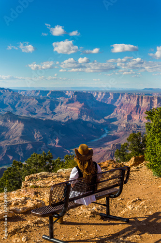 Woman in the grand Canyon