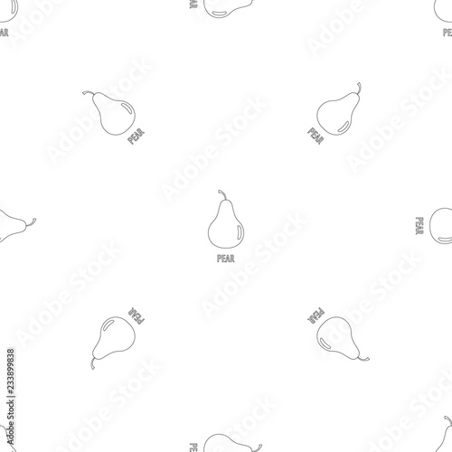 Pear pattern seamless vector repeat geometric for any web design