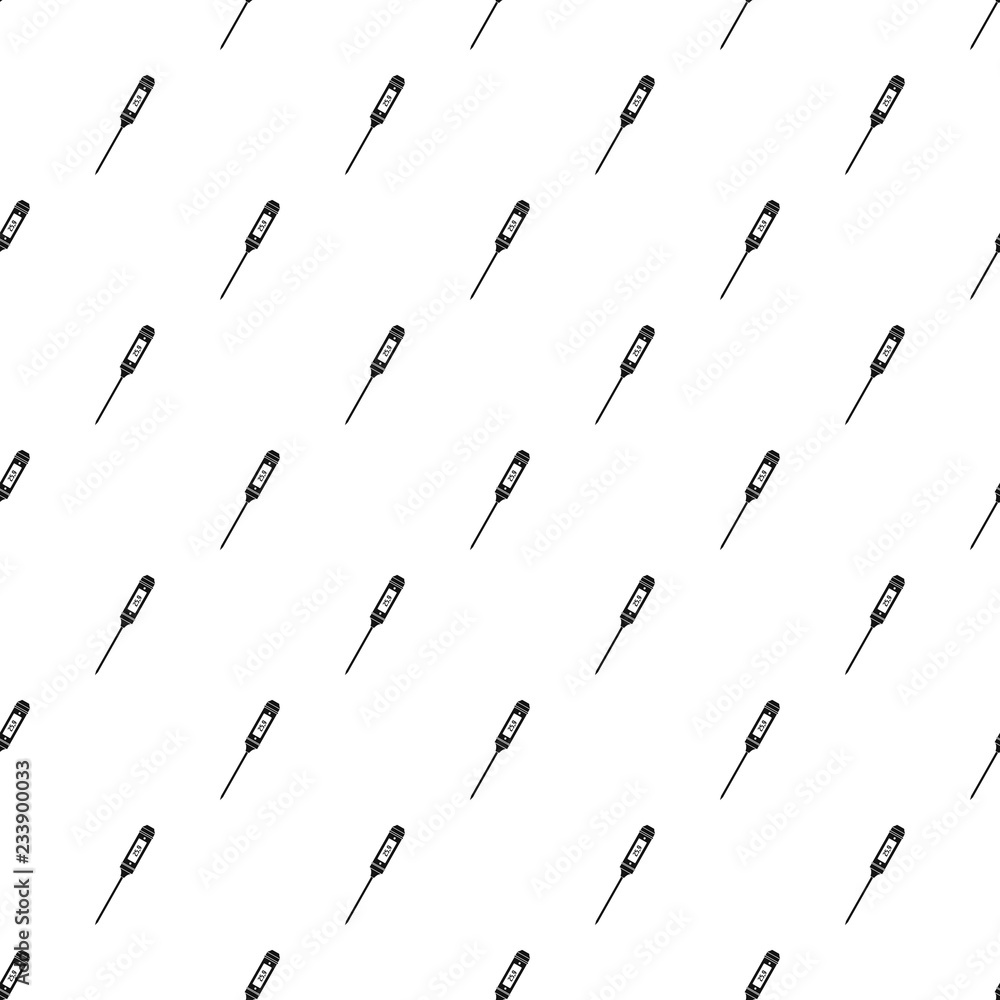 Thin thermometer pattern seamless vector repeat geometric for any web design Thin thermometer pattern seamless vector repeat geometric for any web design