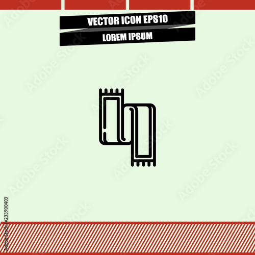 muffler icon vector
