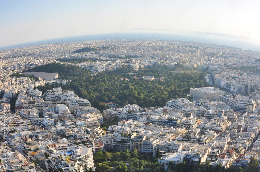 Ariel view of Athen