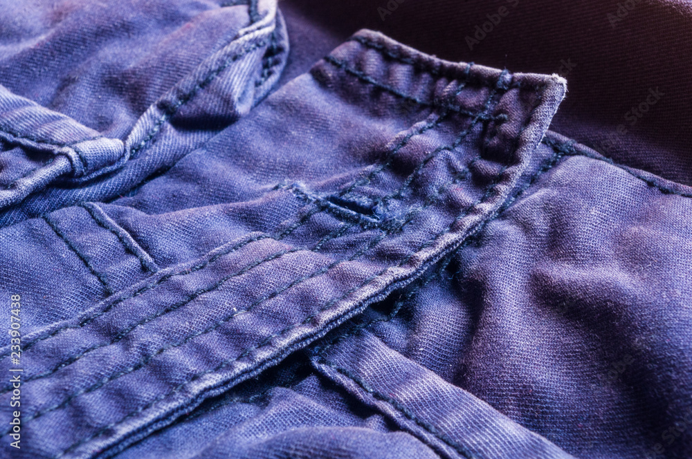 clothing items washed cotton fabric texture with seams clothing items washed cotton fabric texture with seams