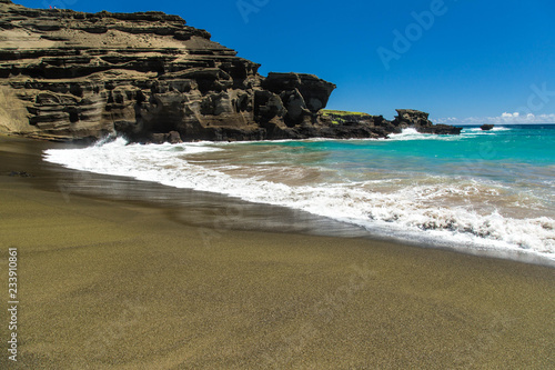 Green Sand Beach, Big Island, Hawaii