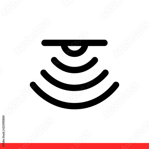 Sensor icon symbol, vector illustration