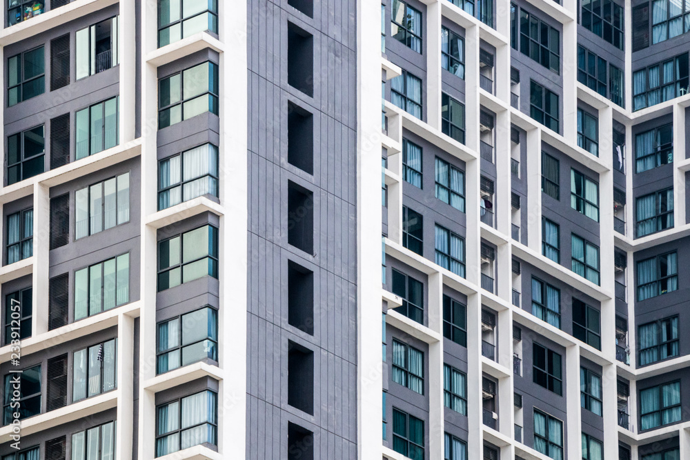 Modern apartment building Modern apartment building