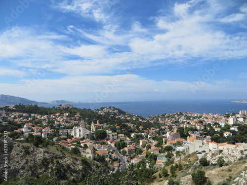 panoramic view  on the city of Marseille © Ofir