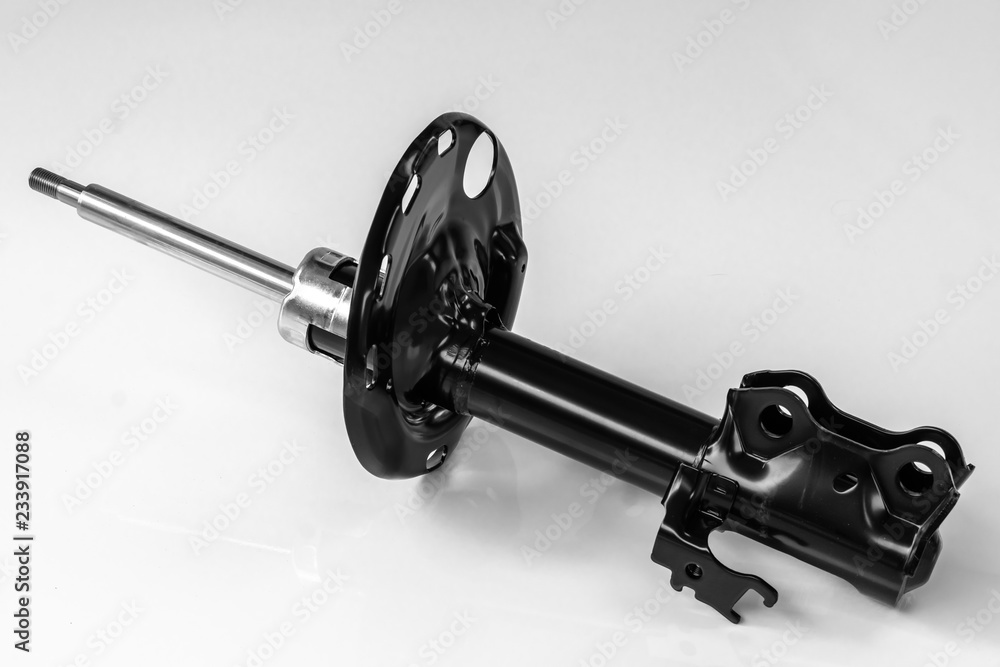 Car shock absorber isolated