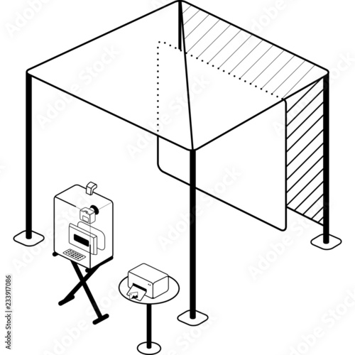 Fotobox mit Zelt