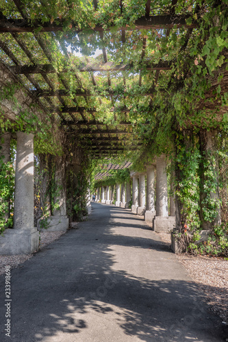 Pergola round the Centennial Hall in Wroclaw