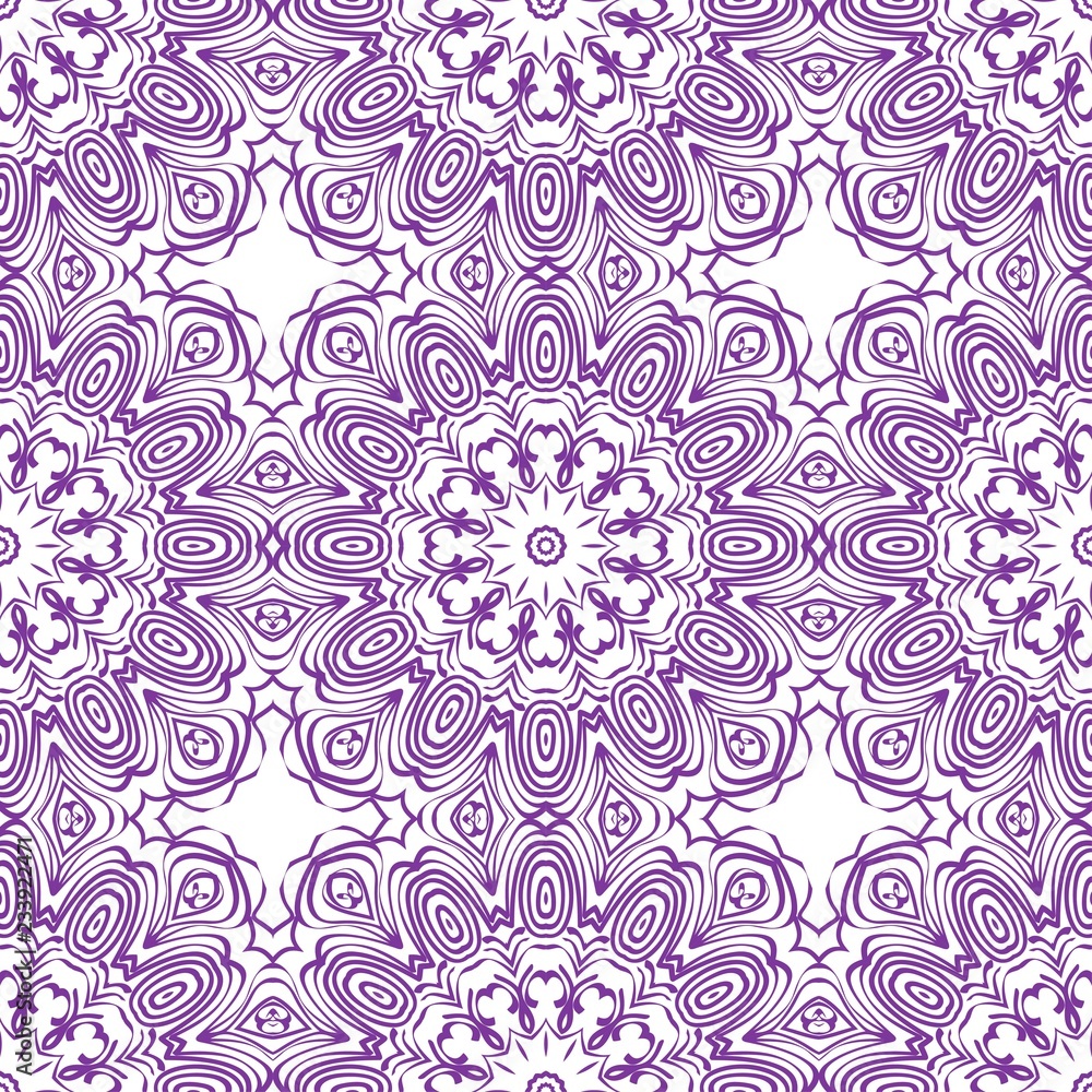 Design for square fashion print. For pocket, shawl, textile, bandanna. Seamless floral pattern. Vector illustration.
